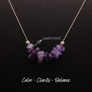 Amethyst Purple Necklace